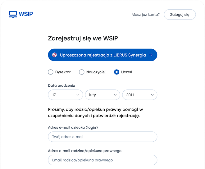 Potwierdź swoją rolę