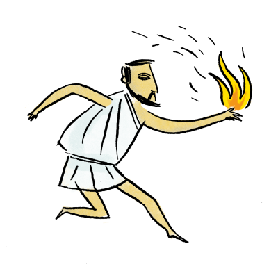 Prometeusz, ogień, mitologia, Grecja