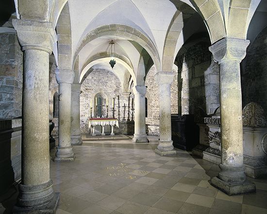 krypta, architektura